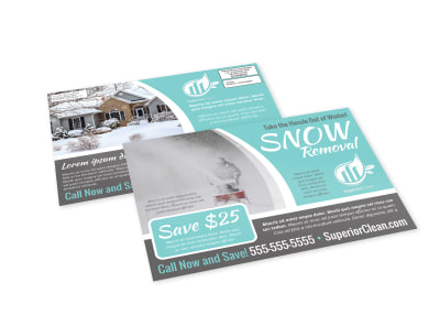 Snow Removal EDDM Postcard Template pgbm6ek6v2 preview