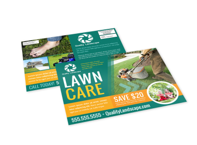 Lawn Care EDDM Postcard Template 1zii83tm8b preview