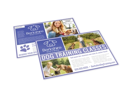 Dog Training EDDM Postcard Template dhdpgubfrz preview