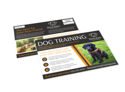 Dog Training EDDM Postcard Template 1n3w58odcy preview
