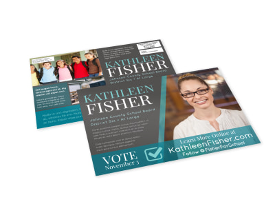 Political Campaign EDDM Postcard Template e963s0p5be preview