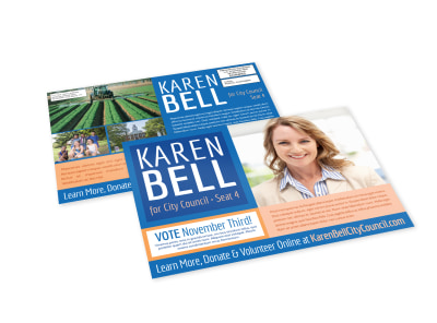 Political Campaign EDDM Postcard Template k7wxfag2li preview