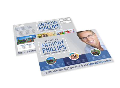 Political Campaign EDDM Postcard Template hgsfvhnjxs preview