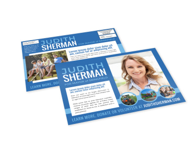 Political Campaign EDDM Postcard Template uxt34fxf18 preview