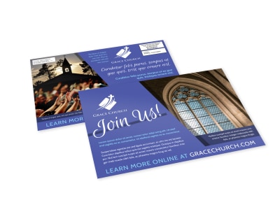 Join Us Church EDDM Postcard Template 7m9wyweceb preview