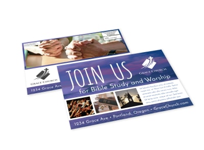 Join Us Church EDDM Postcard Template lm9uefmgu3 preview