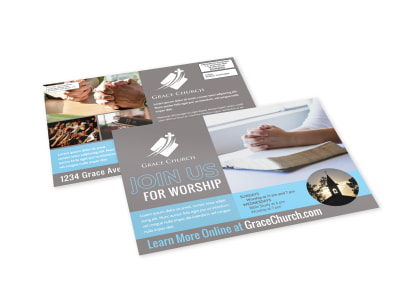 Join Us Church EDDM Postcard Template 37exd0daqe preview