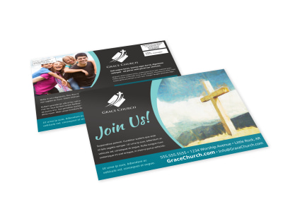 Join Us Church EDDM Postcard Template siawz5qmsy preview
