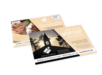 Join Us Church EDDM Postcard Template c8kzz71o00 preview