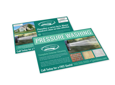 Pressure Washing EDDM Postcard Template 4iyjf0swut preview