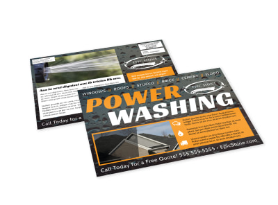 Pressure Washing EDDM Postcard Template zdfbnx1xai preview