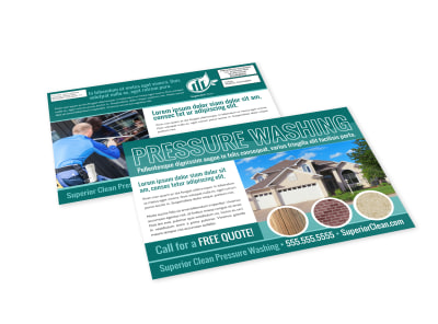 Pressure Washing EDDM Postcard Template evnf6ymz9g preview