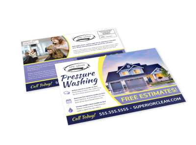 Pressure Washing EDDM Postcard Template 0scuv5t8hf preview