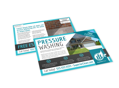 Pressure Washing EDDM Postcard Template wkeb8xza41 preview