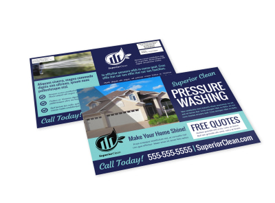 Pressure Washing EDDM Postcard Template 7ymsmaom1p preview