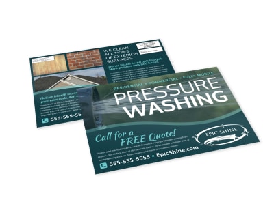Pressure Washing EDDM Postcard Template vu7azr7svq preview