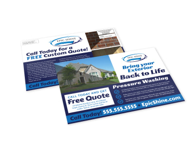Pressure Washing EDDM Postcard Template t05q5t9pgb preview