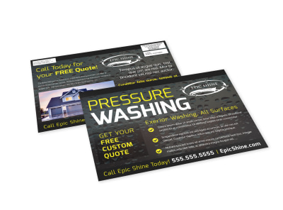 Pressure Washing EDDM Postcard Template imjofuis75 preview