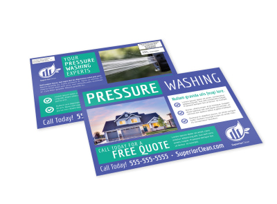 Pressure Washing EDDM Postcard Template wl5b9g36x2 preview