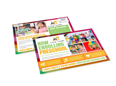 School Enrollment EDDM Postcard Template p9zgmjri32 preview