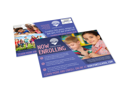 School Enrollment EDDM Postcard Template 3sfgxsoeg4 preview