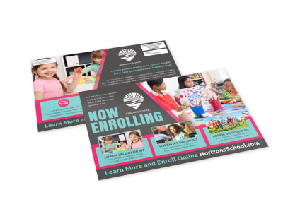 School Enrollment EDDM Postcard Template dcskl7r44u preview