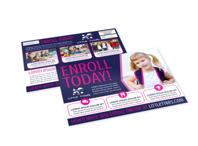 School Enrollment EDDM Postcard Template 7qs59swnx0 preview