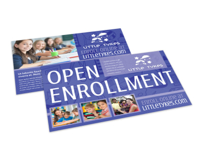 School Enrollment Postcard Template vtvy4zmqoi preview