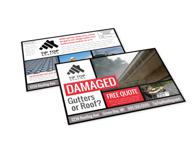 Roofing EDDM Postcard Template p3zc26e88z preview