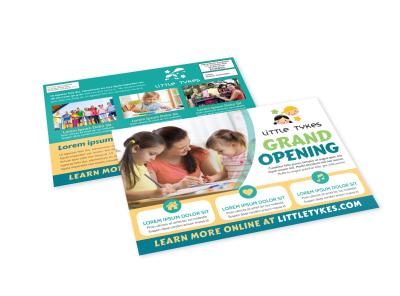 Daycare Grand Opening EDDM Postcard Template 8km5jtvkwf preview