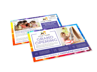 Daycare Grand Opening EDDM Postcard Template 7m1rldd5tg preview