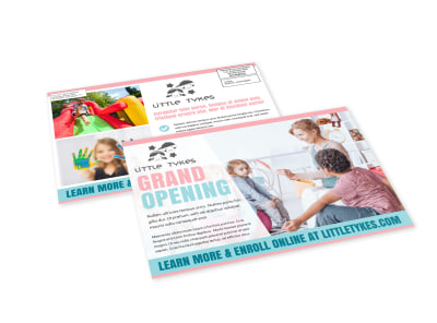 Daycare Grand Opening EDDM Postcard Template t93rllp1j8 preview