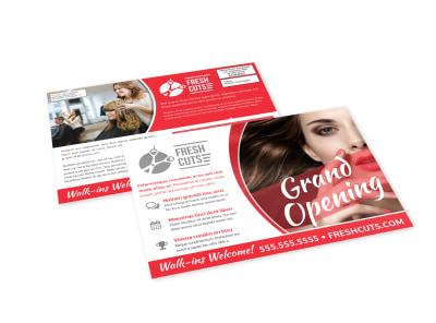 Hair Salon Grand Opening EDDM Postcard Template 4pabofq1r3 preview