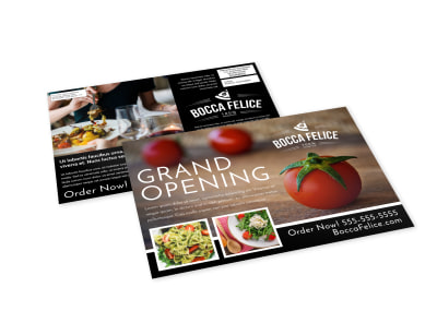 Restaurant Grand Opening EDDM Postcard Template 1xqmeasckf preview