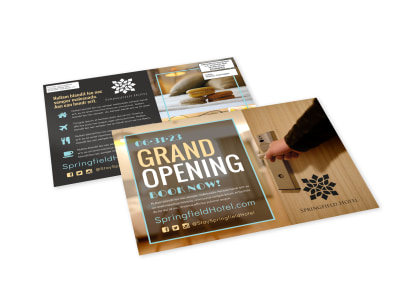 Hotel Grand Opening EDDM Postcard Template rb5f1eb5g2 preview