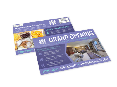 Hotel Grand Opening EDDM Postcard Template 9j17gy6f56 preview