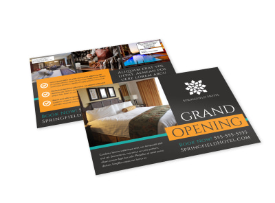 Hotel Grand Opening EDDM Postcard Template wvoudygpi7 preview