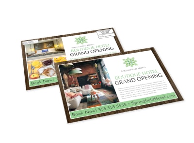 Hotel Grand Opening EDDM Postcard Template g9ykjhk89d preview