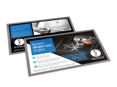 Bariatric Weight Loss Surgery Postcard Template icnij3pxp6 preview