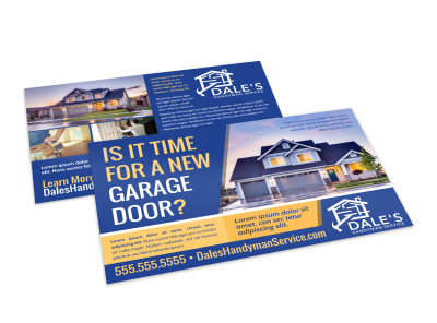 Garage Door Repair Postcard Template 2folemko7k preview
