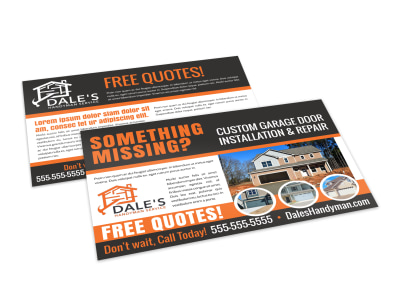 Garage Door Repair Postcard Template 6msm3oyp9l preview