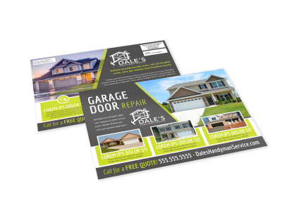 Garage Door Repair EDDM Postcard Template x5owaw9nla preview