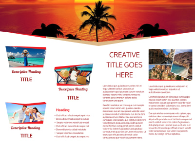 Leading Travel Agents Brochure Template Preview 2