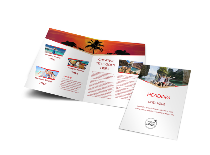 Leading Travel Agents Brochure Template Preview 1