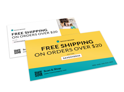 Sale Ecommerce Postcard Template 1hmb4tla1v preview