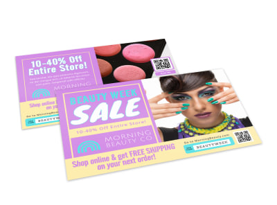 Sale Ecommerce Postcard Template 6dtkb2flcy preview