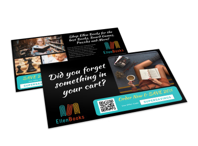 Cart Abandonment Ecommerce Postcard Template 74kmmhk83o preview