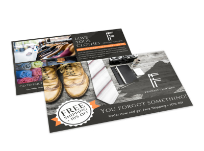 Cart Abandonment Ecommerce Postcard Template 524uqkxl3h preview