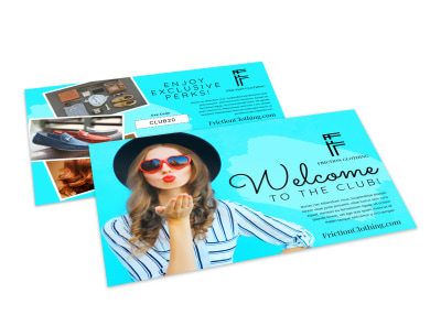 Welcome Ecommerce Postcard Template u8evigrimo preview