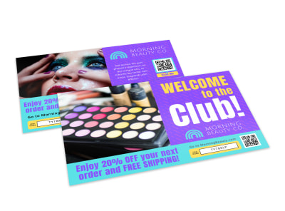 Welcome Ecommerce Postcard Template jac5o0tnre preview